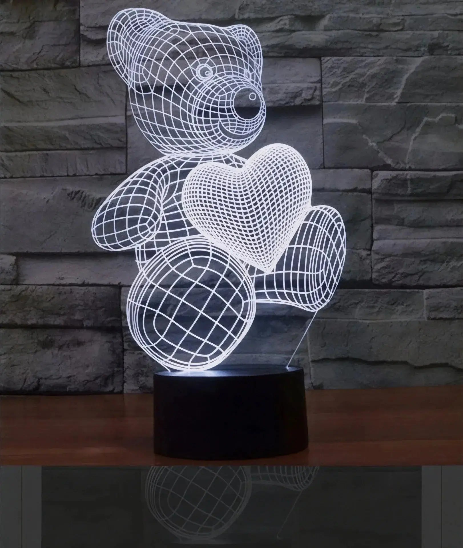 Nočná lampa 3D Medvedík - Lovenon